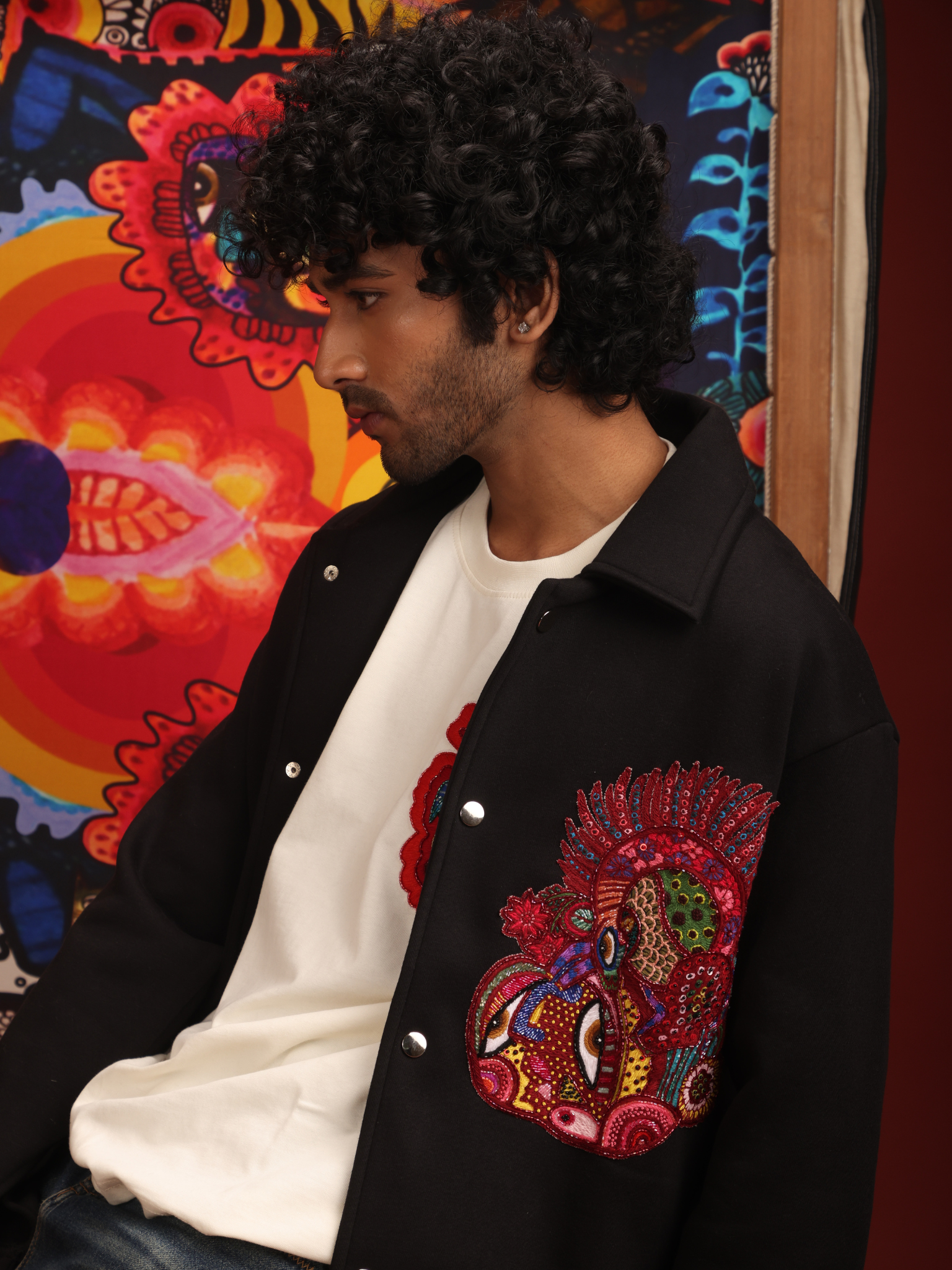 135 PATCHED SWEATJACKET - Image 1