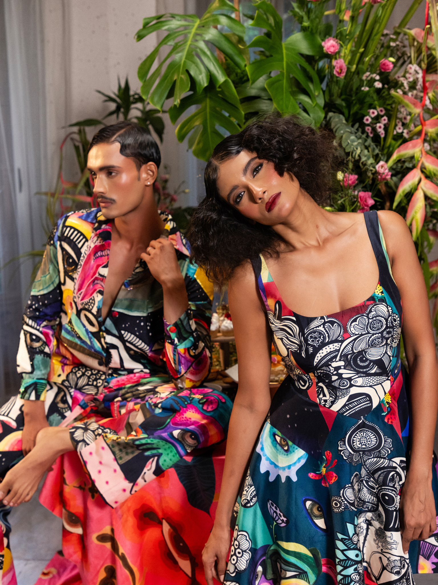 169 MINI FLARED DRESS - Image 1