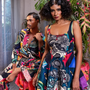 MINI FLARED DRESS - Image 3