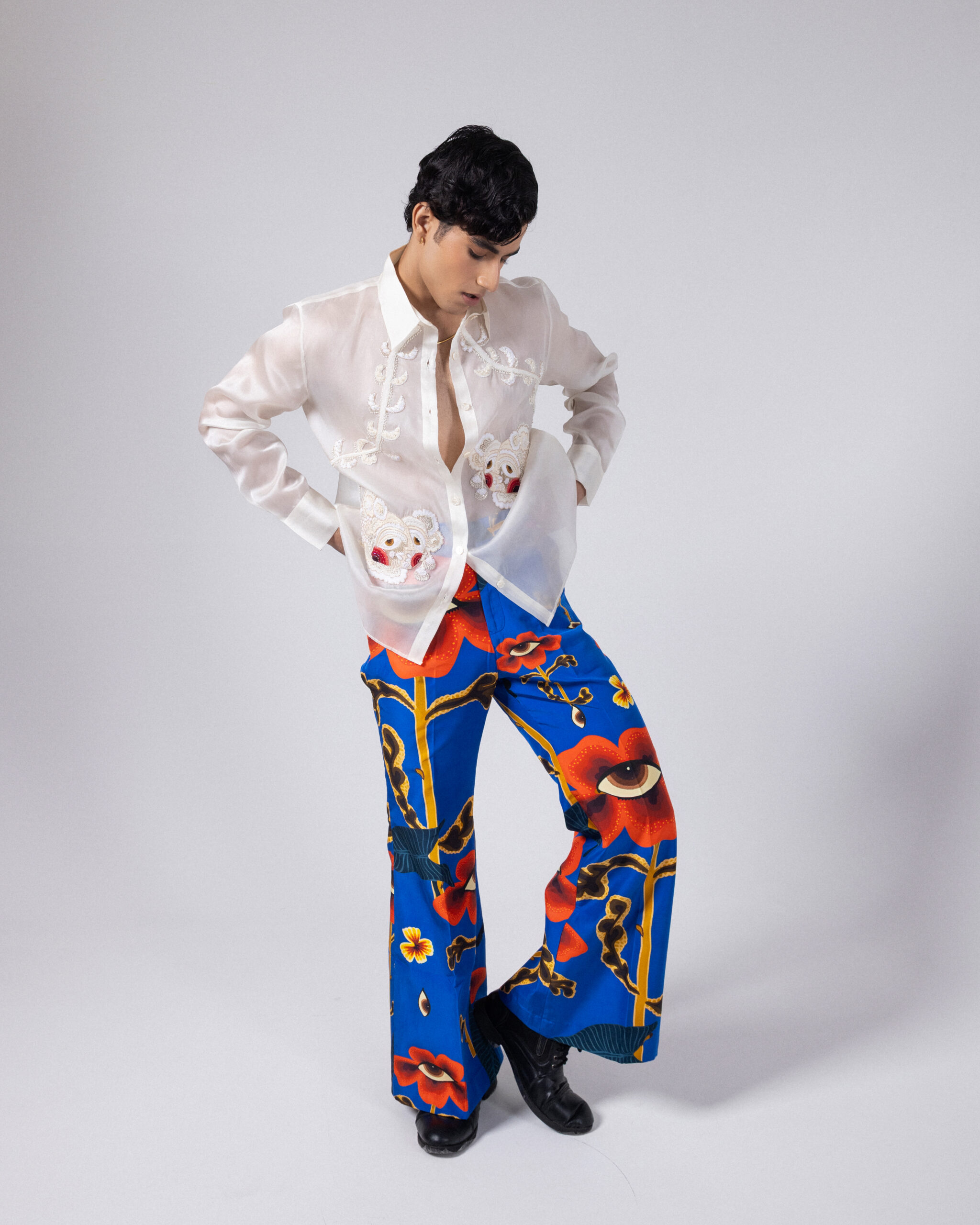 2 (10) ORGANZA SHIRT - Image 1