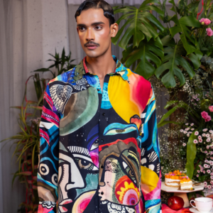 EMBROIDERED COLLAR SHIRT