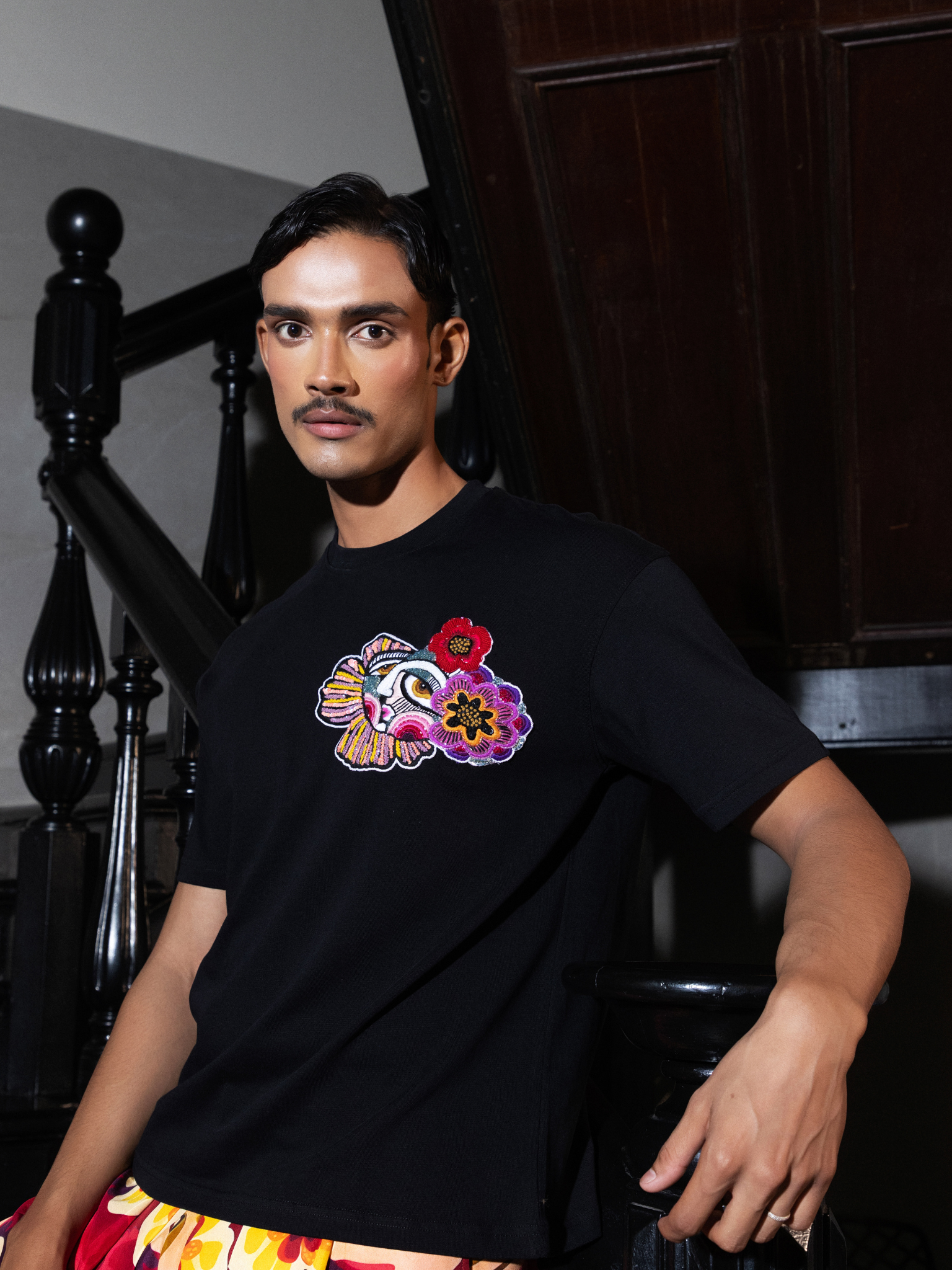 Untitled design (85) PATCHED T-SHIRT - Image 1