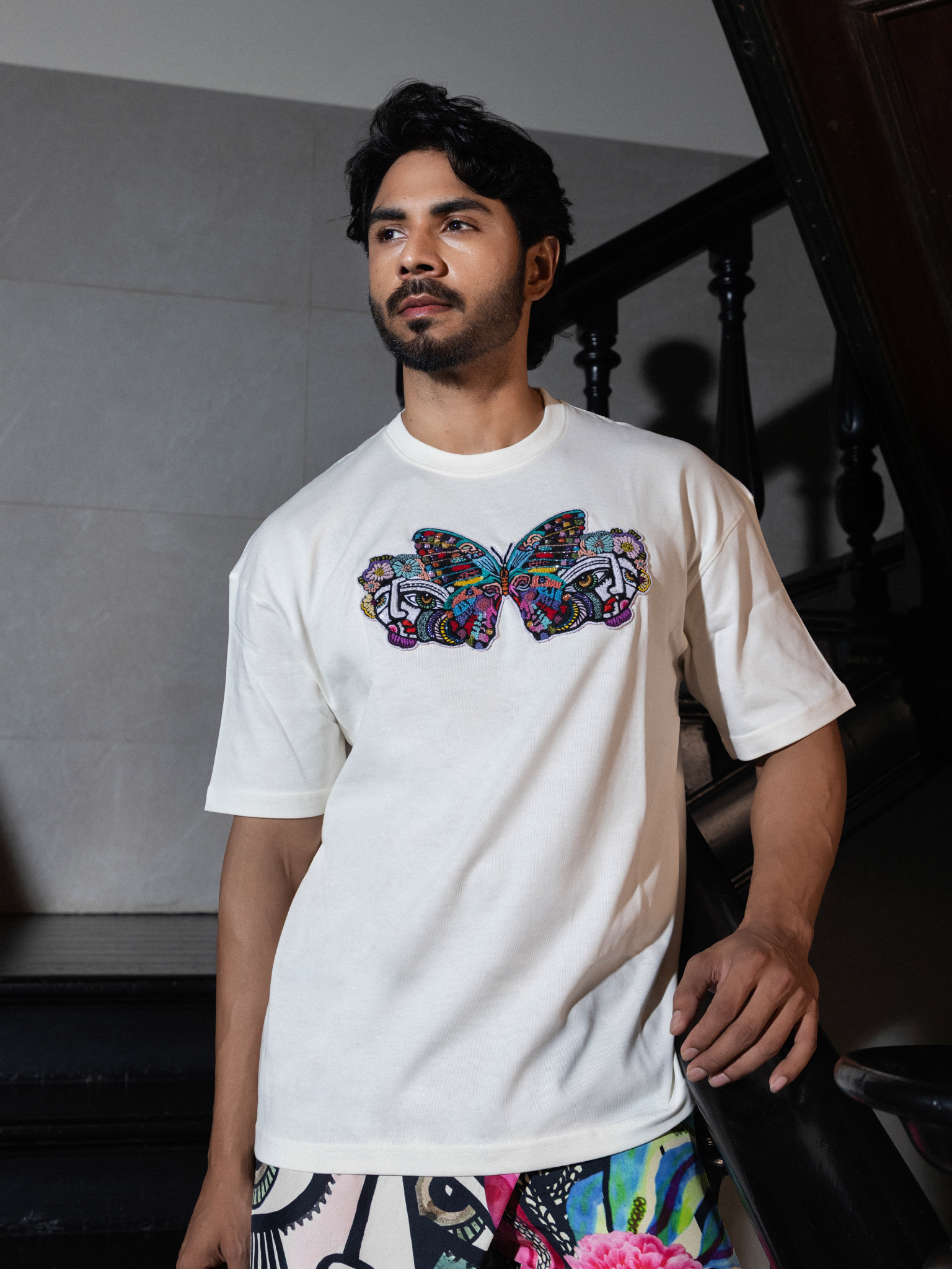 Untitled design (88) BIG PATCHED T-SHIRT - Image 1